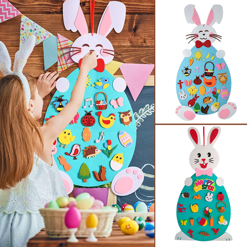 DIY Filz Osterhase Spielzeug