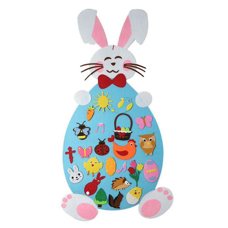 DIY Filz Osterhase Spielzeug