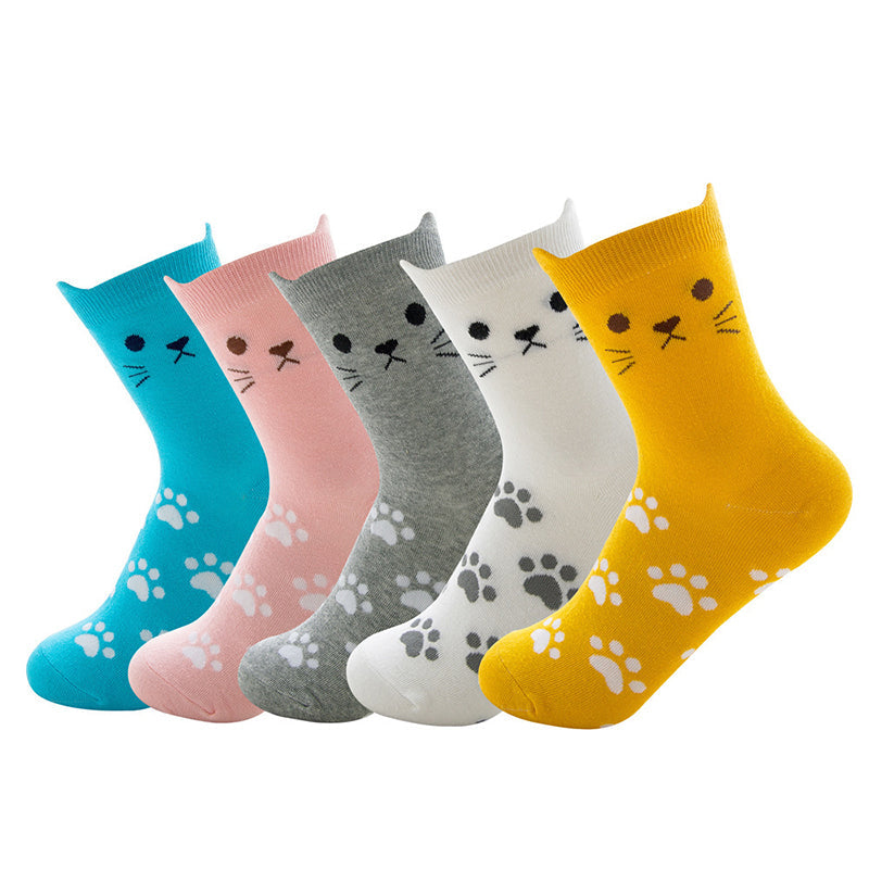 Socken mit Katzenohren-10 Paare