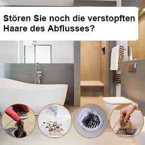 Einweg-Haarfänger für den Duschablauf