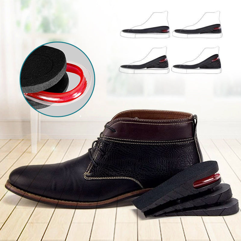 Stoßdämpfende, höhenverstellbare Einlegesohle