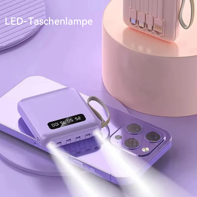 4-in-1-Powerbank mit Schnellladung