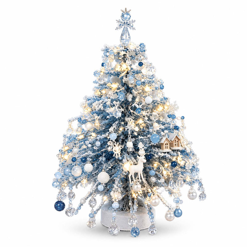 DIY-Bastelset für perlenbesetzten Weihnachtsbaumschmuck