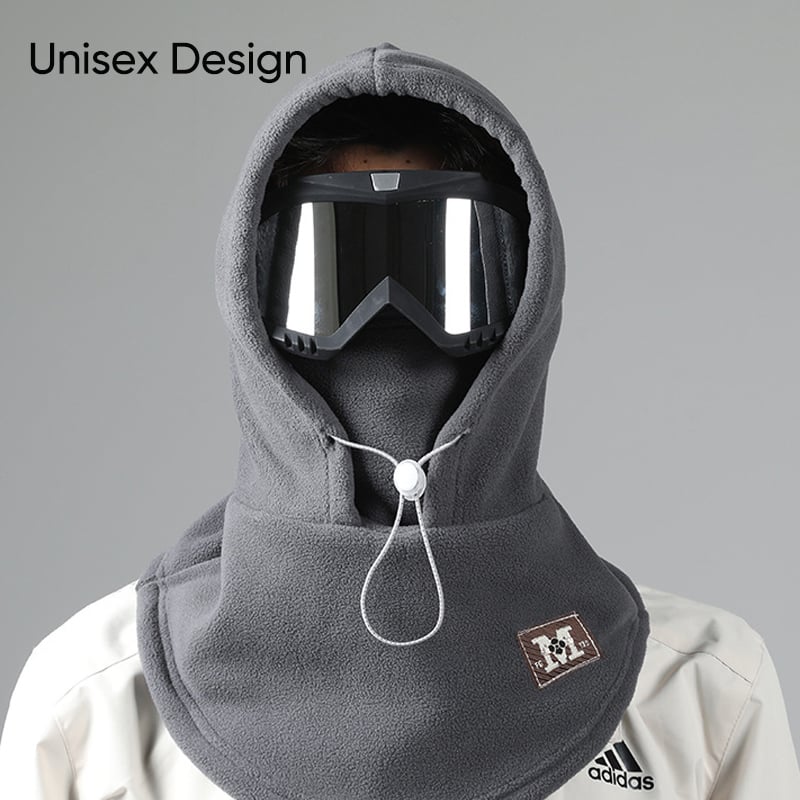 Integrierte, zweilagige Mütze mit Fleece-Futter