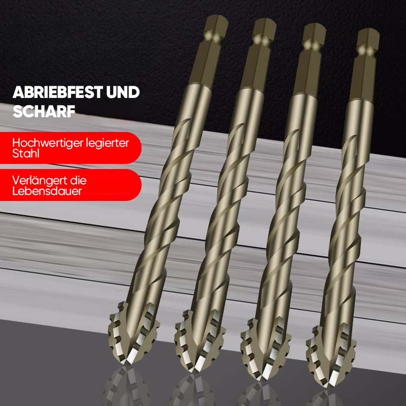 Vierschneidiger Exzenterbohrer