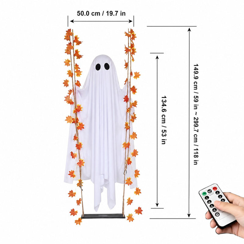 LED-beleuchtete schwingende Halloween-Geisterdekoration