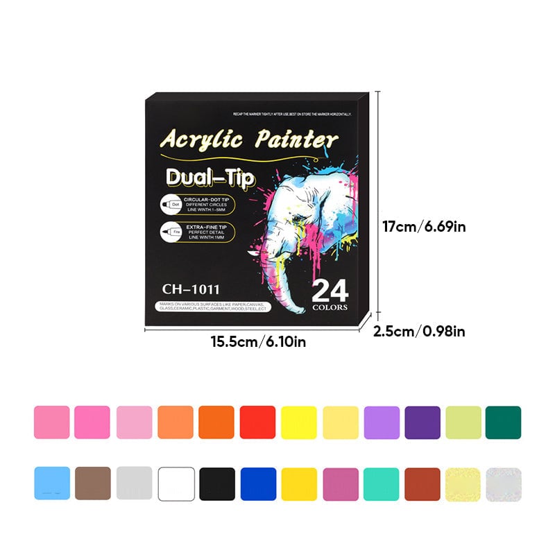 Acrylfarbenmarker (12 STK/24 STK/36 STK)
