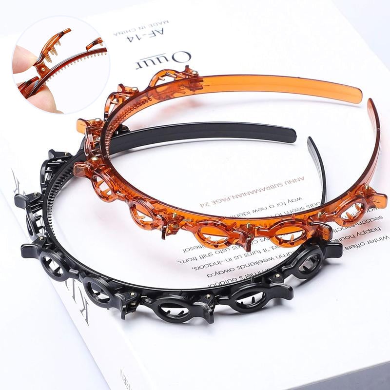 Haargummi mit Ponyklammer