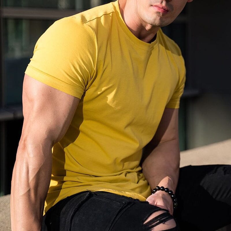 Lockeres, sportliches Kurzarm-T-Shirt