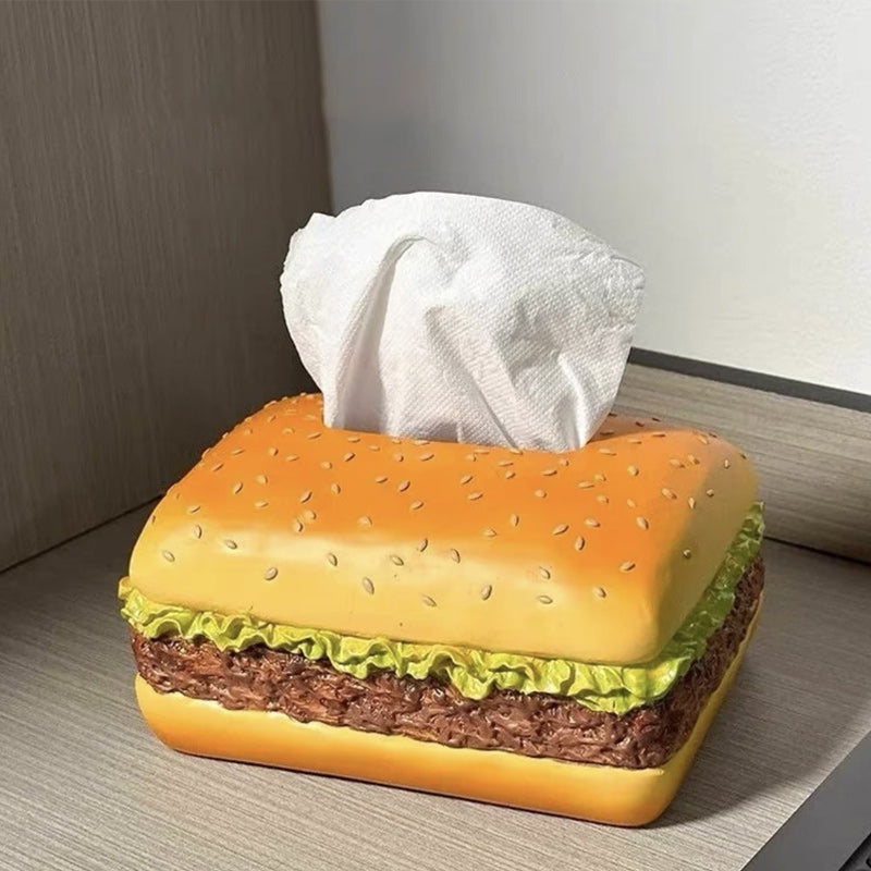 Charmante Taschentuchbox „Burger“