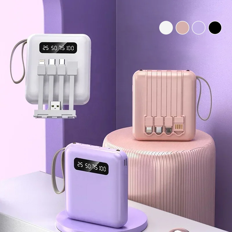 4-in-1-Powerbank mit Schnellladung