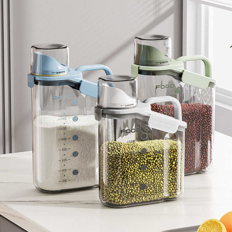 Klare, luftdichte Vorratsbehälter für Lebensmittel