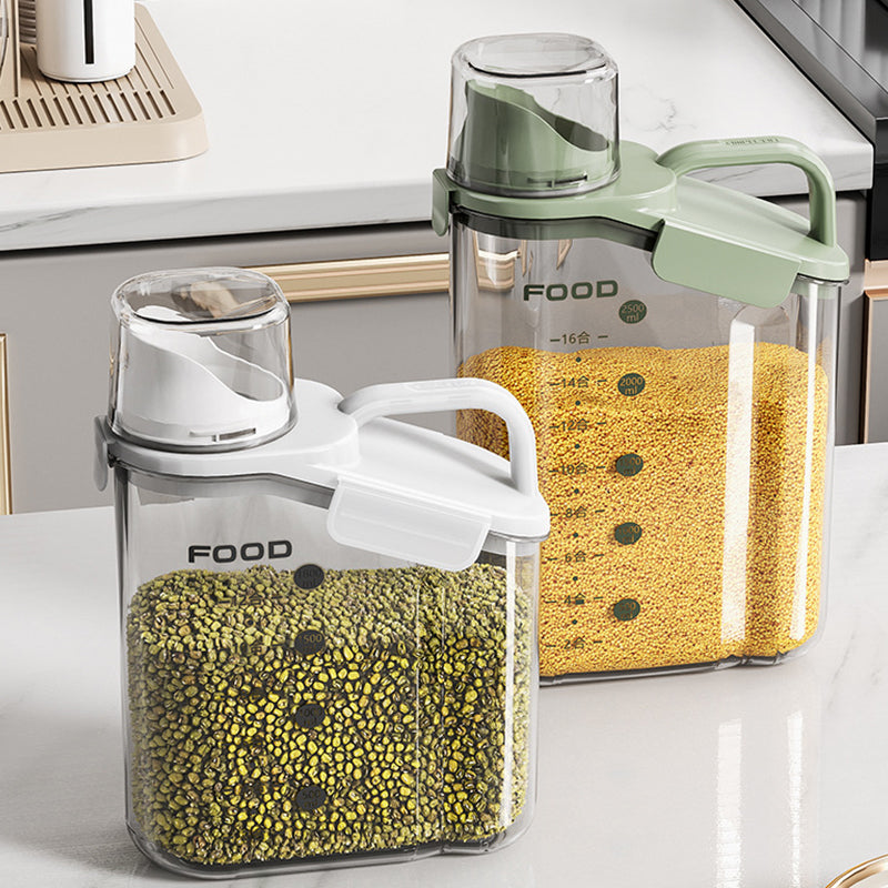 Klare, luftdichte Vorratsbehälter für Lebensmittel