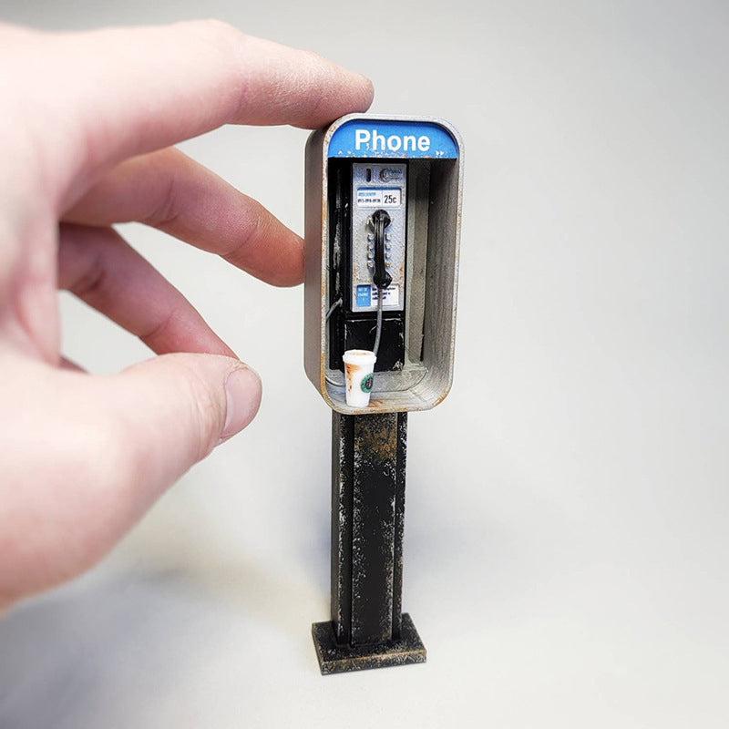 Miniatur-amerikanisches Münztelefon-Ornament
