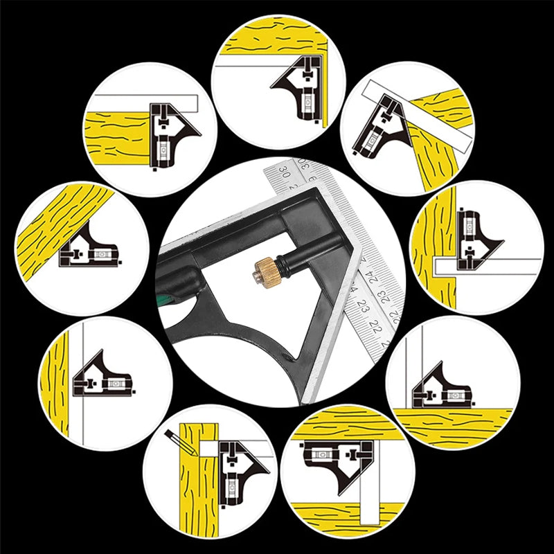 Funktionslineal aus Edelstahl