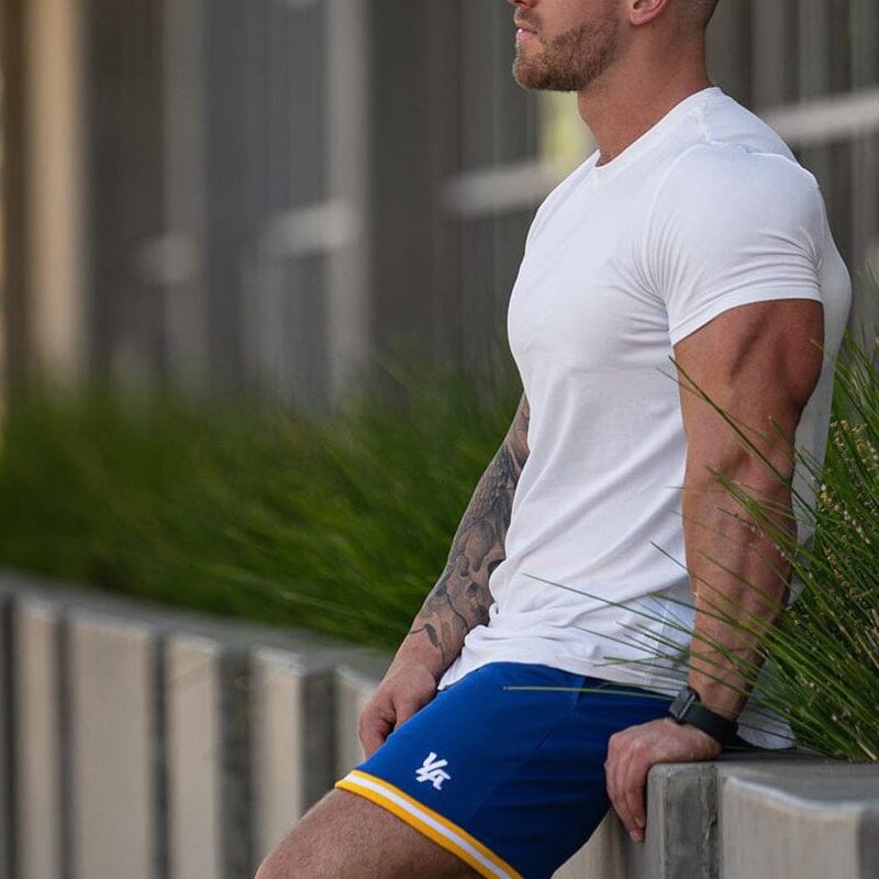 Lockeres, sportliches Kurzarm-T-Shirt