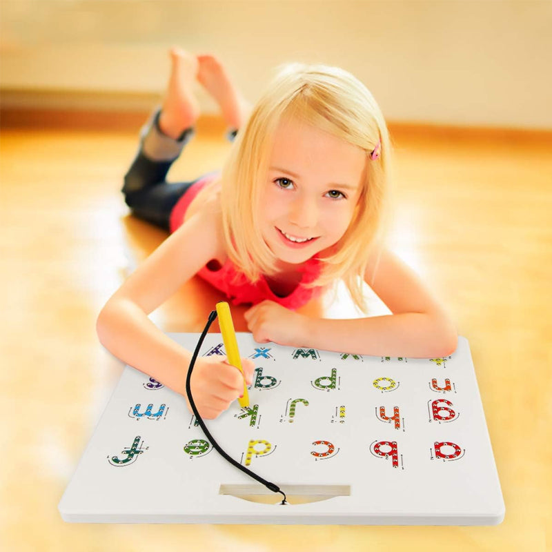2-in-1 doppelseitige magnetische Alphabet-Edition