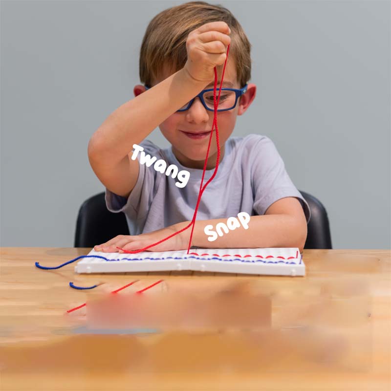 DIY Magisches Fädelbrett für Kinder
