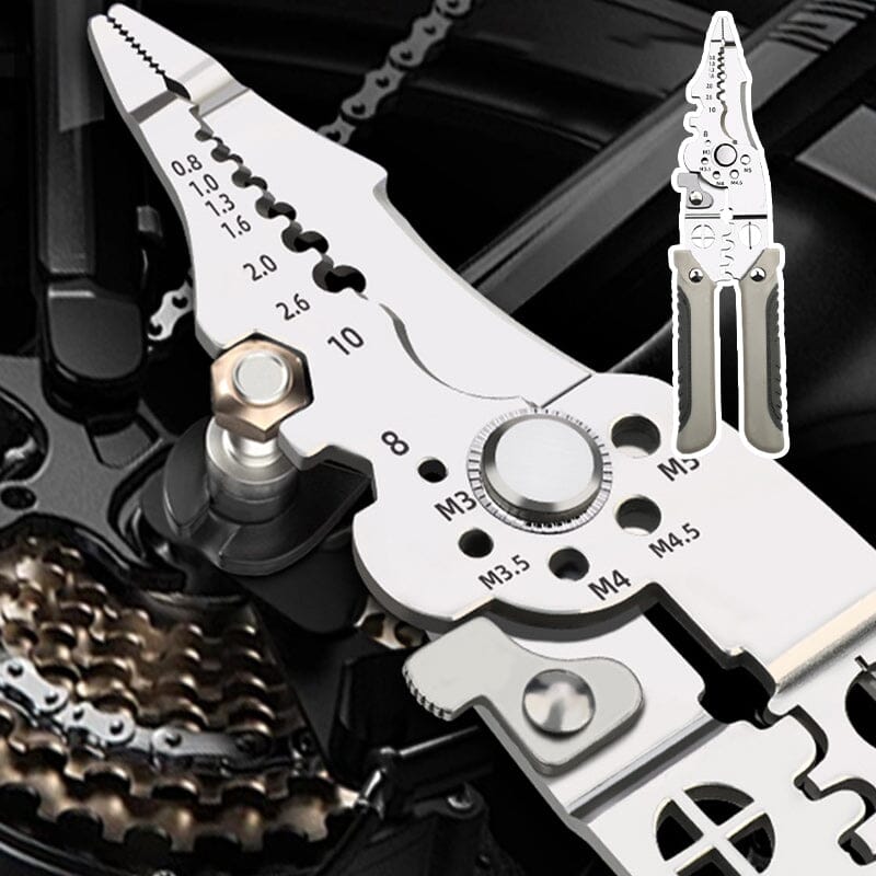 Multifunktionale Abisolierzange Crimper Kabelschneider Zange