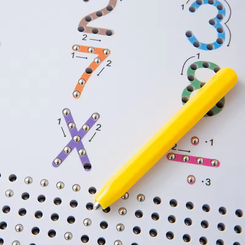 2-in-1 doppelseitige magnetische Alphabet-Edition