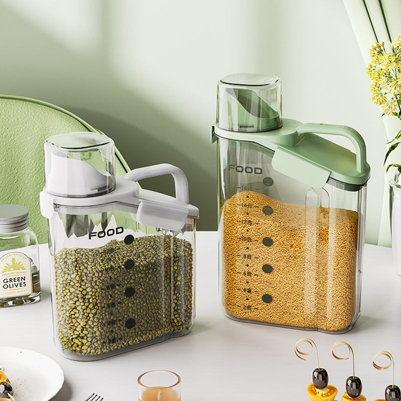 Klare, luftdichte Vorratsbehälter für Lebensmittel