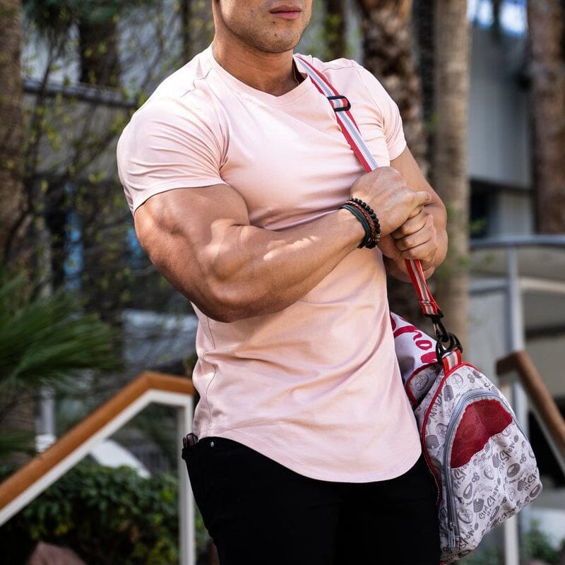 Lockeres, sportliches Kurzarm-T-Shirt