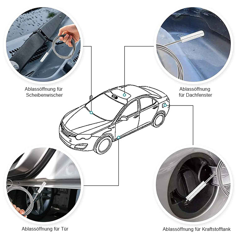 Auto-Abflussbagger-Reinigungsbürste