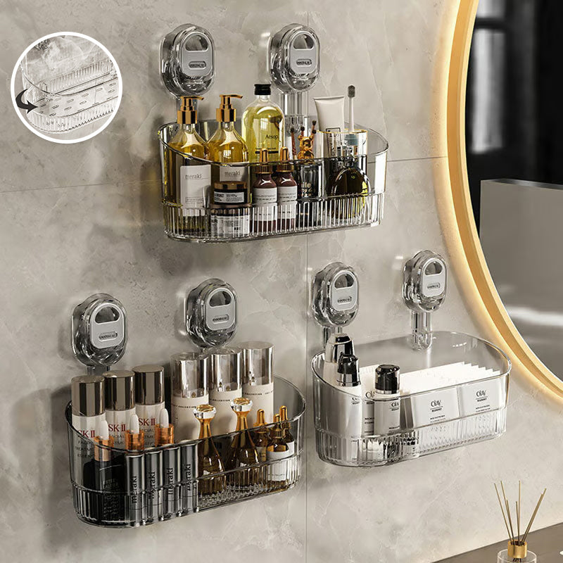 Badezimmer-Aufbewahrungsbox mit Saugnapf ohne Bohren