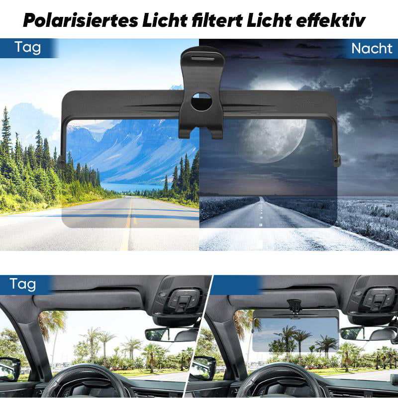 Auto-Sonnenblende mit polarisiertem Blendschutz