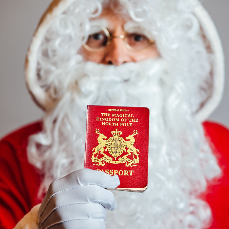 Weihnachtsmann Weihnachtsmann Reisepass