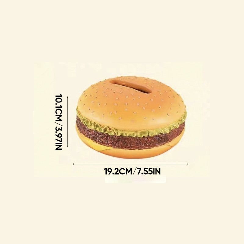 Charmante Taschentuchbox „Burger“
