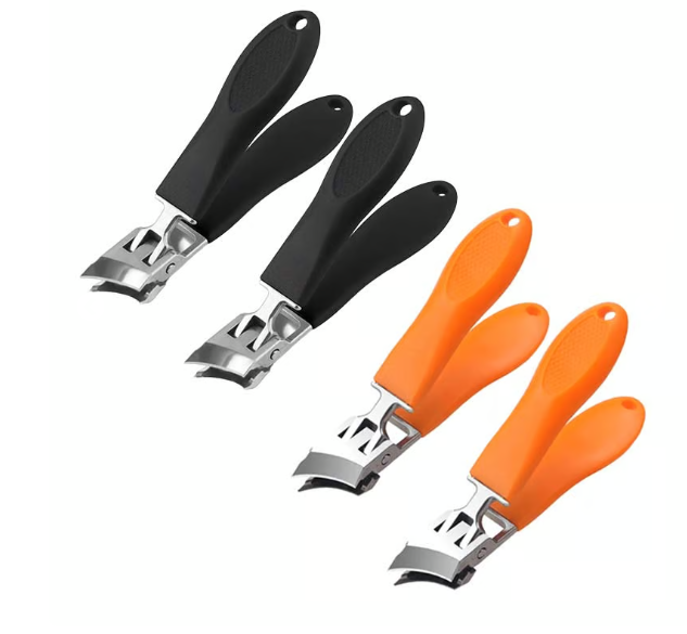 Nagelclipper mit weiten Kieferöffnungen und Anti-Splash-Schneidekante