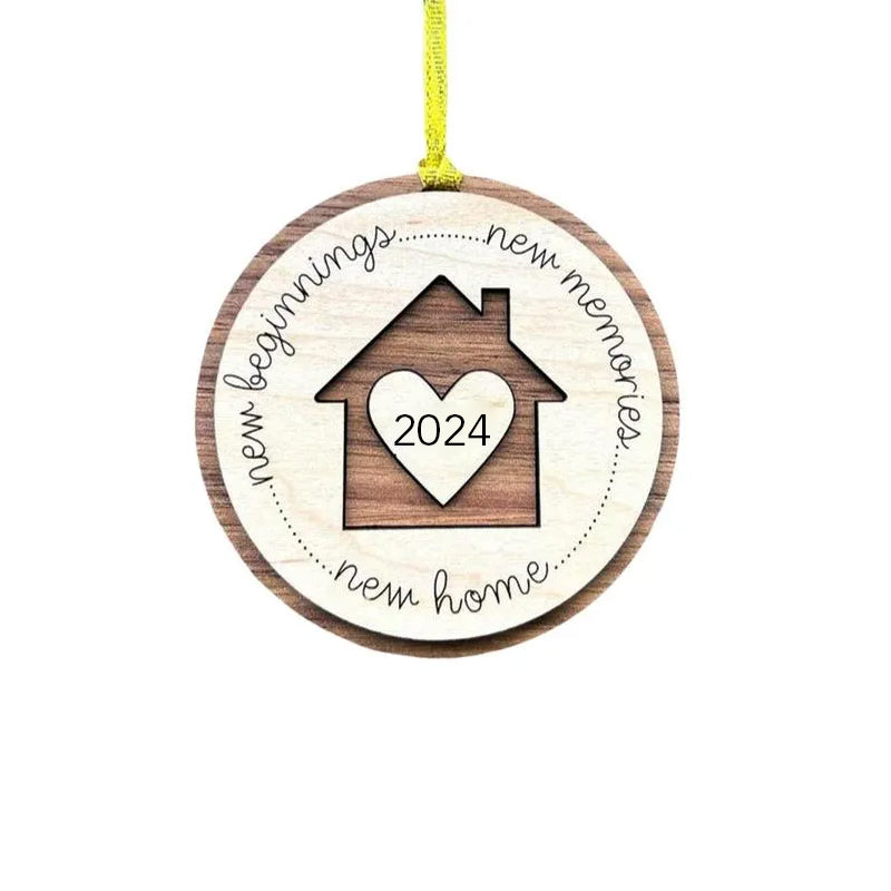 Neues Zuhause-Ornament, Weihnachtsfeiertage 2023/2024