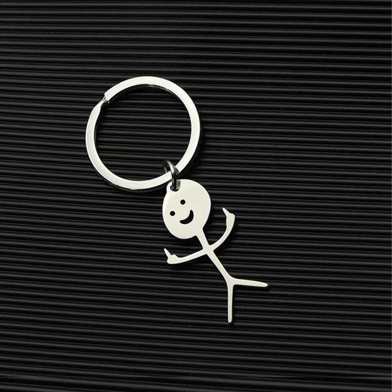 Lustiger Doodle-Schlüsselanhänger