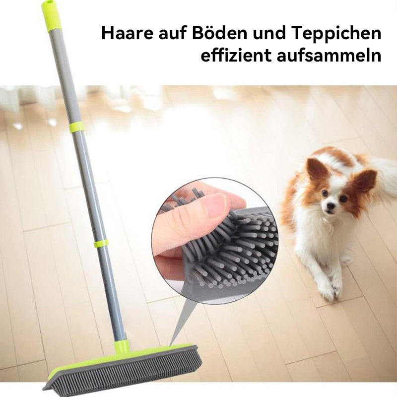 Teppich-Fusselbesen mit dreiteiligem Teleskopstab