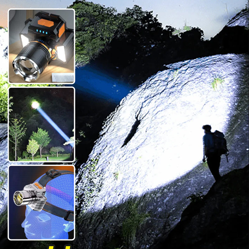 Zoombarer Scheinwerfer mit hoher Intensität und LED