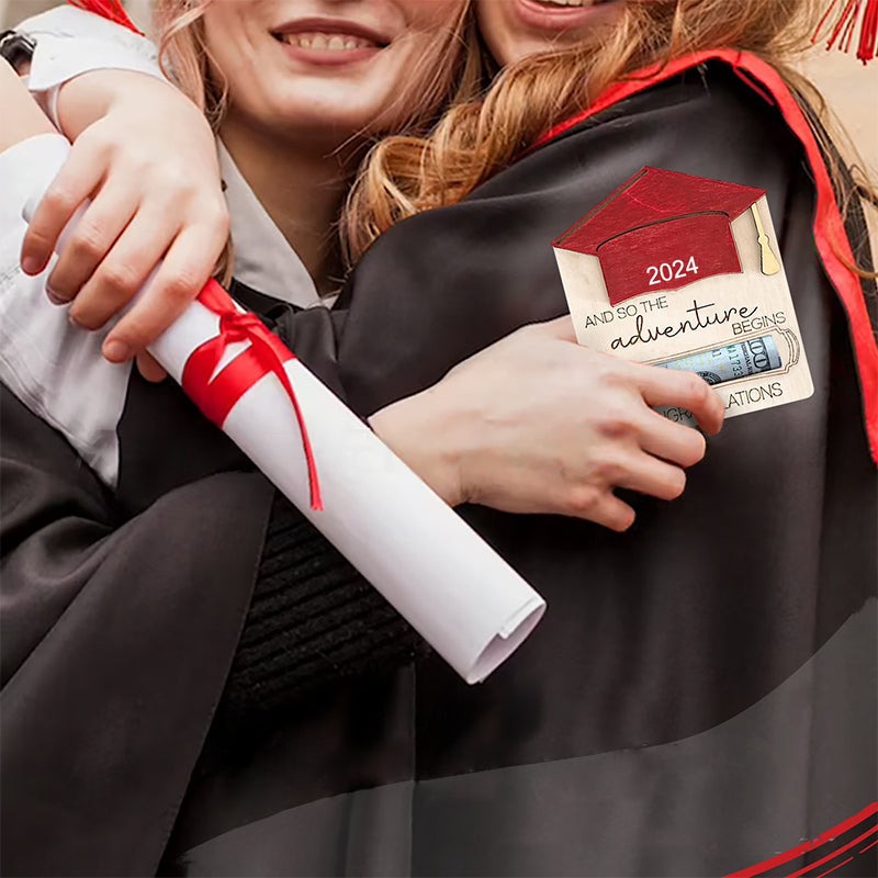 Geldhalter für den Abschluss 2024 (3 Stück)