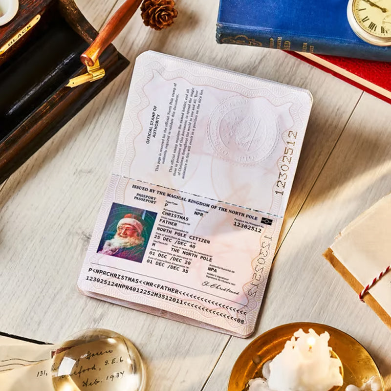 Weihnachtsmann Weihnachtsmann Reisepass