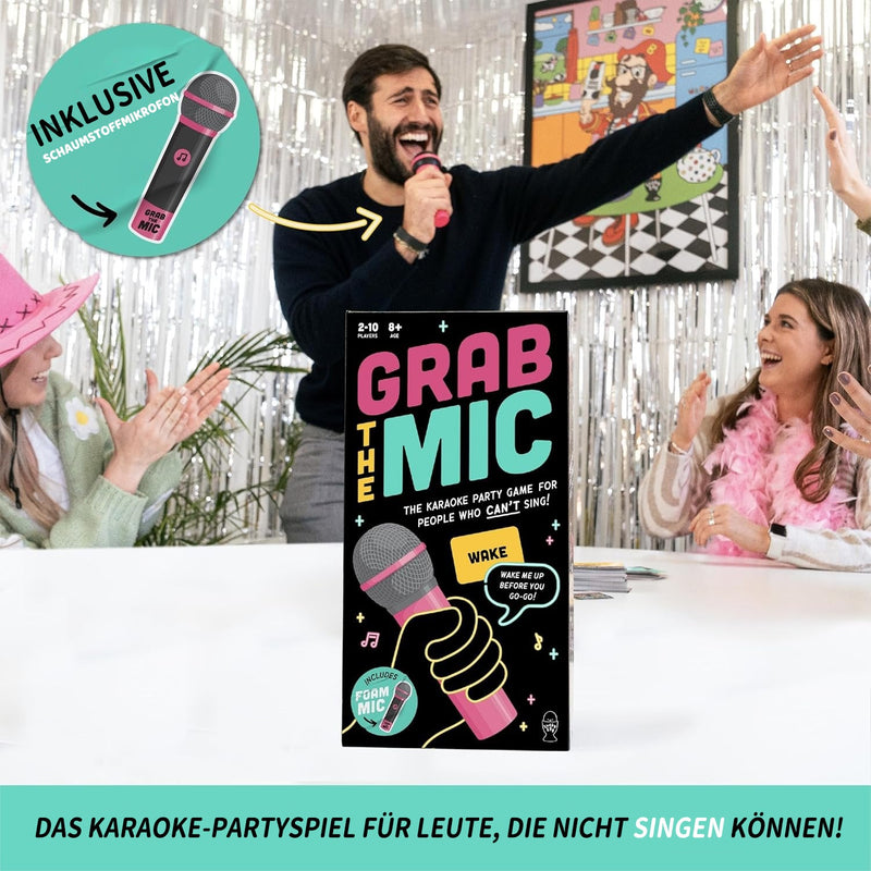 Schnapp dir das Mikrofon – das Partyspiel für Leute, die nicht singen können!