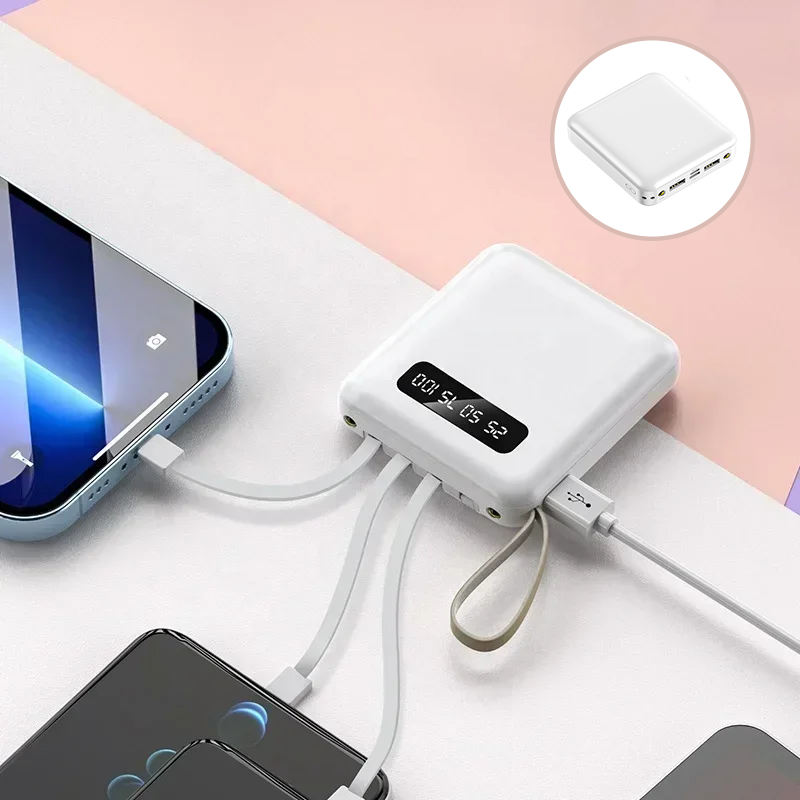 4-in-1-Powerbank mit Schnellladung