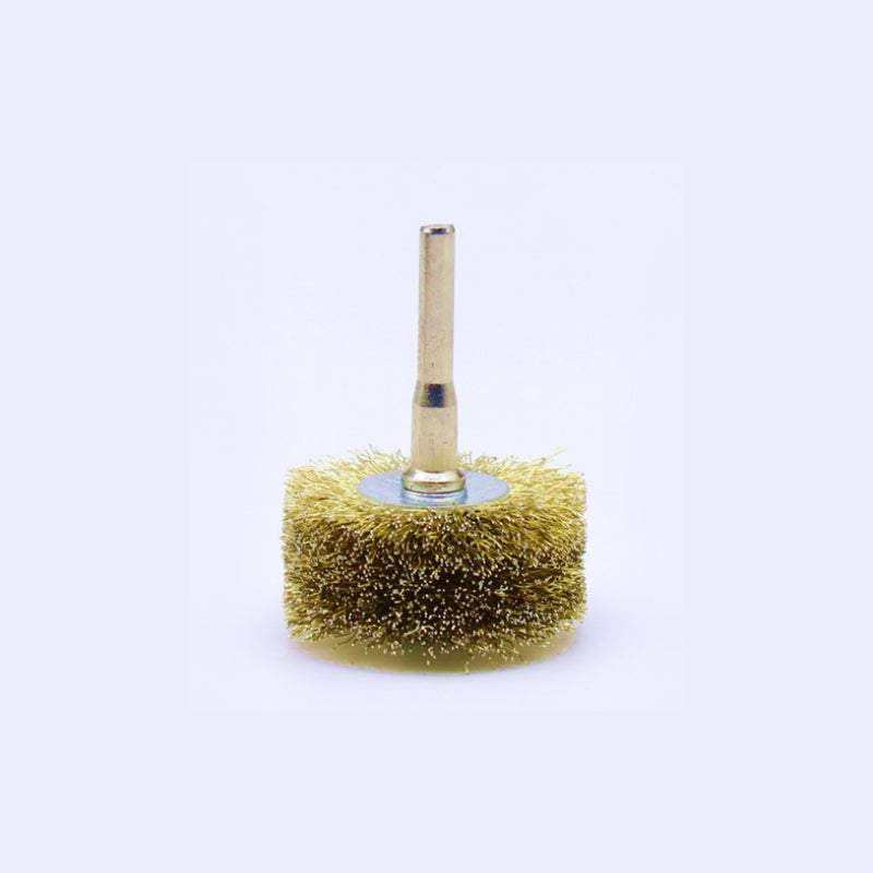 Polierter Bürstenkopf aus Stahldraht