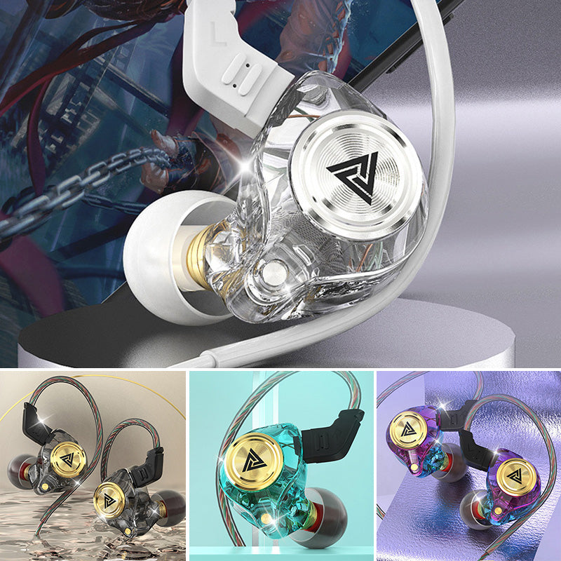 Tragbarer kabelgebundener In-Ear-Kopfhörer mit Mikrofon