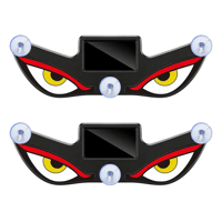 Solarbetriebene Devil-Eye-Dynamik-Lampen für Autos