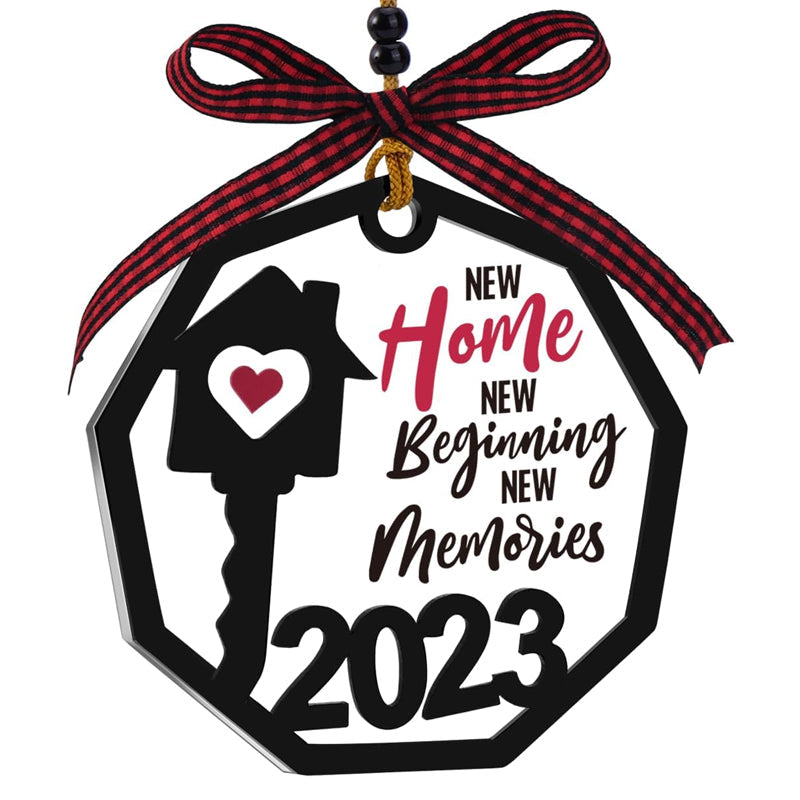 Neues Zuhause-Ornament, Weihnachtsfeiertage 2023/2024