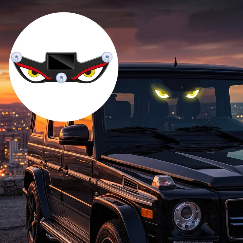 Solarbetriebene Devil-Eye-Dynamik-Lampen für Autos