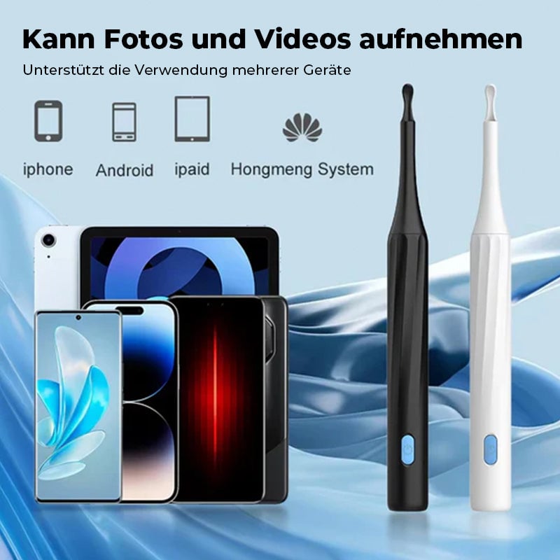 Ohrschmalz-Entfernungsset mit HD-Kamera