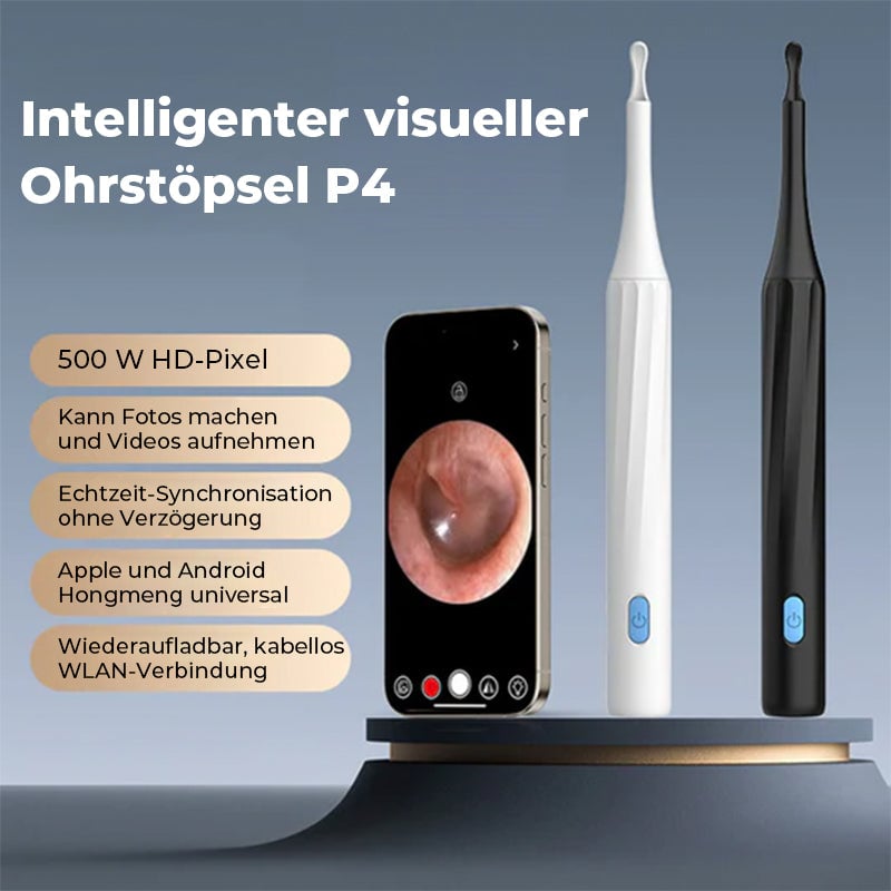 Ohrschmalz-Entfernungsset mit HD-Kamera