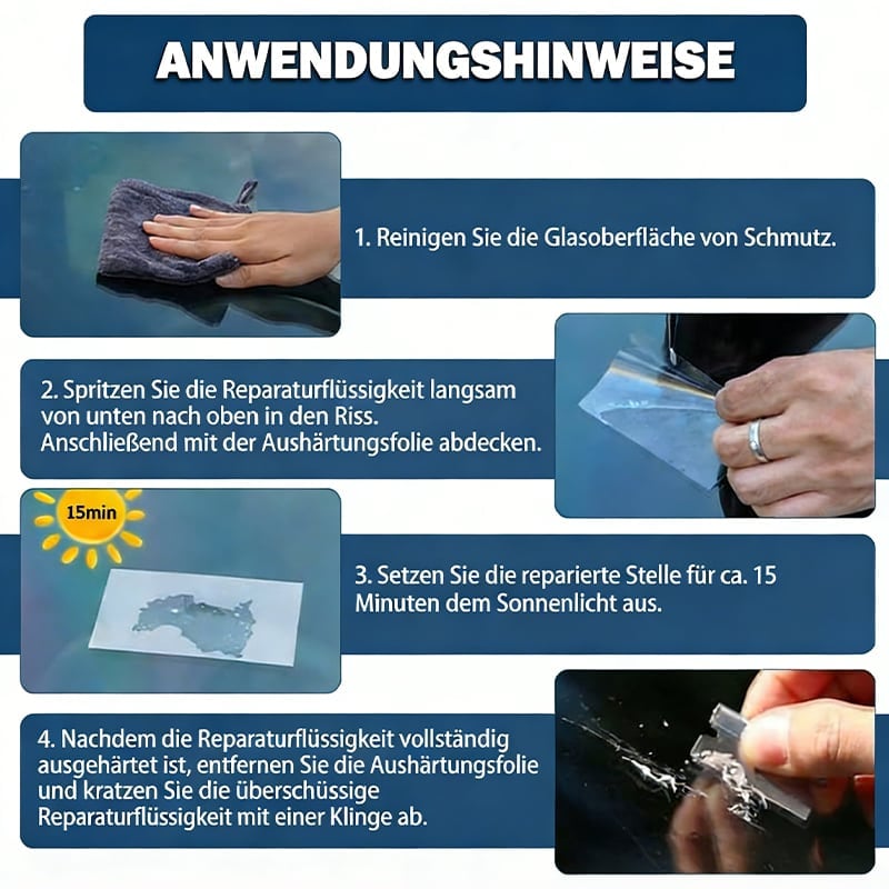 Scheibenreparaturflüssigkeit