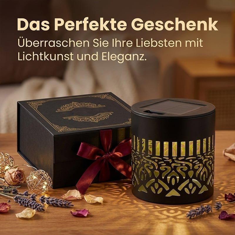 Wandleuchte aus Eisen im Solar-Mandala-Design