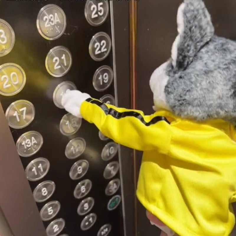 Husky-Handschuhpuppe aus Plüsch